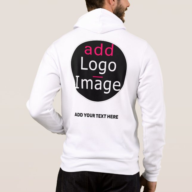 Pull À Capuche Marque moderne, professionnelle et chic personnali (Dos)