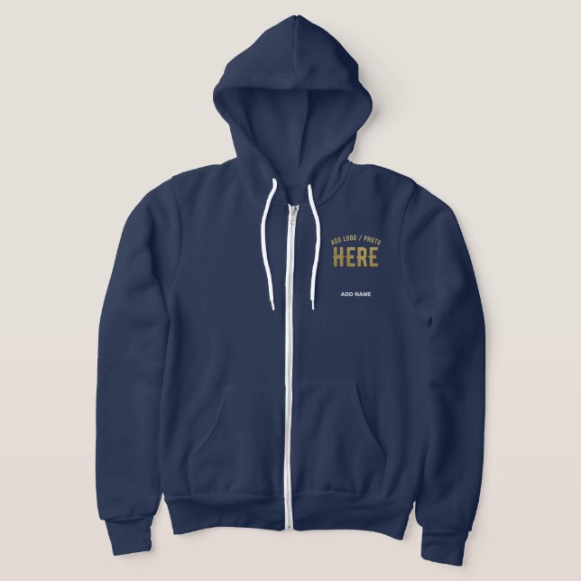 PULL À CAPUCHE MARQUE VERIFIEE BLEU NAVY MODERNE ET CHIC (Poser)