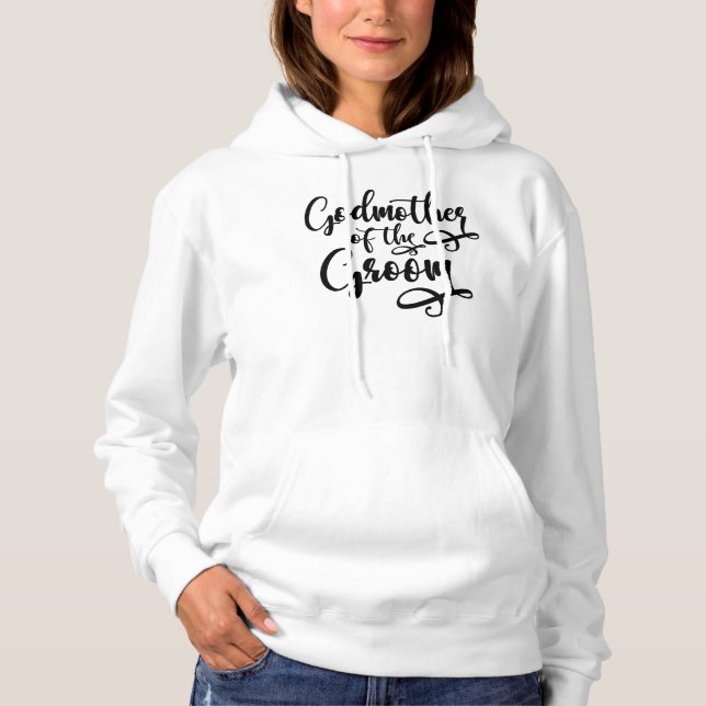 Pull À Capuche Marraine du marié (Devant)