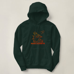 Pull À Capuche Mars Alouette sweatshirt vert foncé