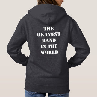 Pull à capuche médiocre pour femmes avec devise