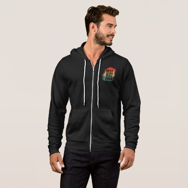 PULL À CAPUCHE MEILLEUR ARCHITECTE JAMAIS (Devant entier)
