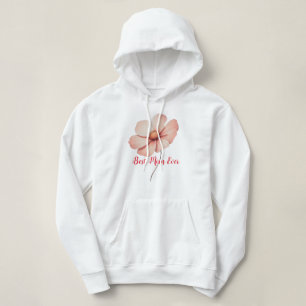 Pull À Capuche Meilleure maman jamais avec une fleur