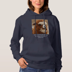 Pull À Capuche Meilleure Monobrow d'Alpaca