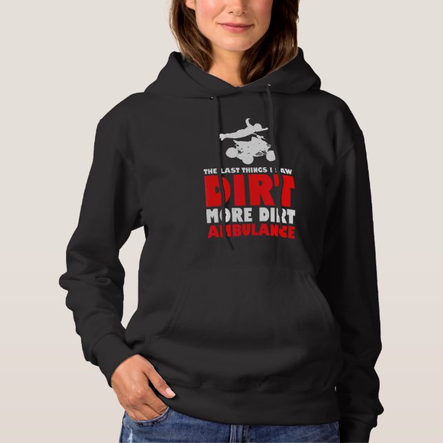 Pull À Capuche Mens Les Dernières choses que j'ai vues Dirt Plus  (Devant)