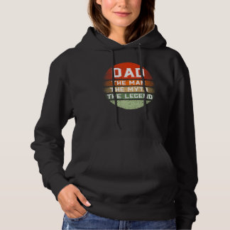 Pull À Capuche Mens Mens Papa Homme Mythe Légende Papa Père Père