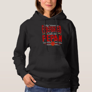 Pull À Capuche Mens Mon Pompier Préféré M'Appelle Pepaw Firefi