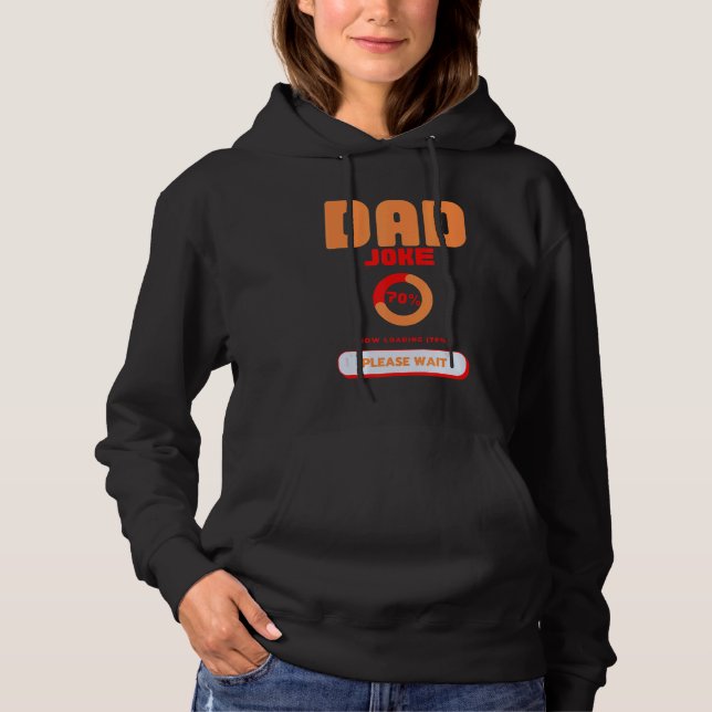 Pull À Capuche Mens Papa Plaisanterie Chargement S'Il Vous Plaît  (Devant)