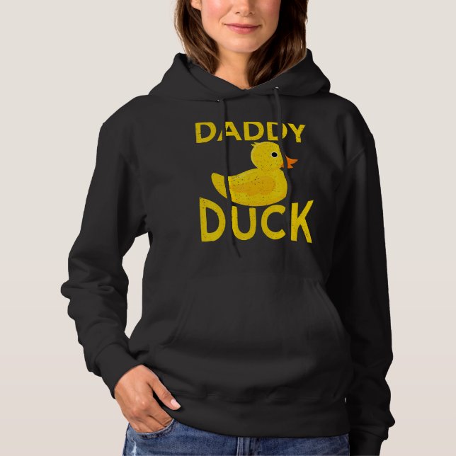 Pull À Capuche Mens Rubber Duckling Canards Papa Papa Papa Daddy  (Devant)