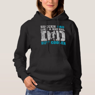 Pull À Capuche Mens Soccer Papa Comme Un Père Régulier Soccer Jou