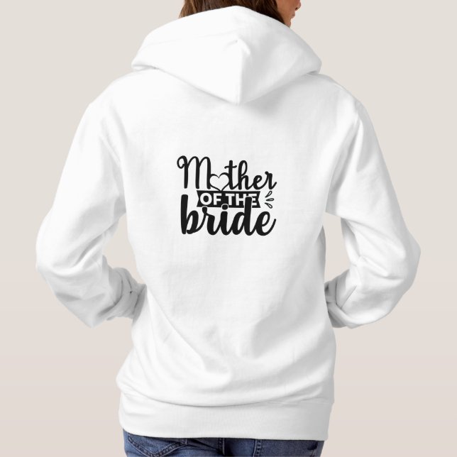 Pull À Capuche Mère de la mariée (Dos)