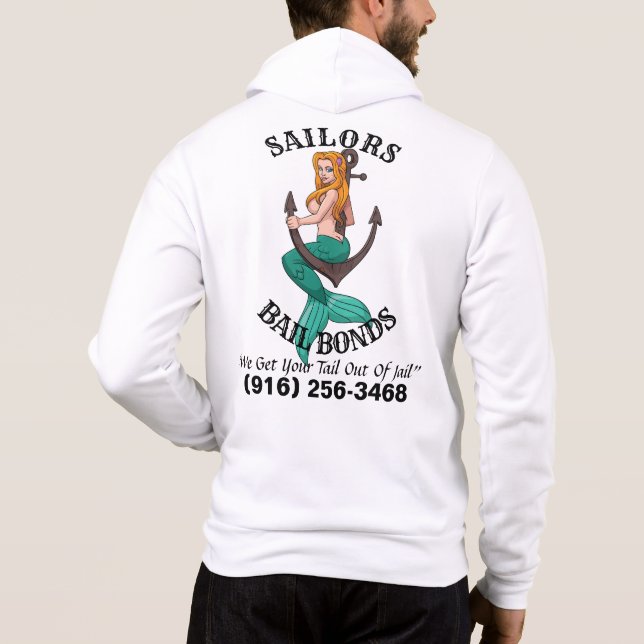 Pull À Capuche Mermaid Anchor Hoodie (Dos)