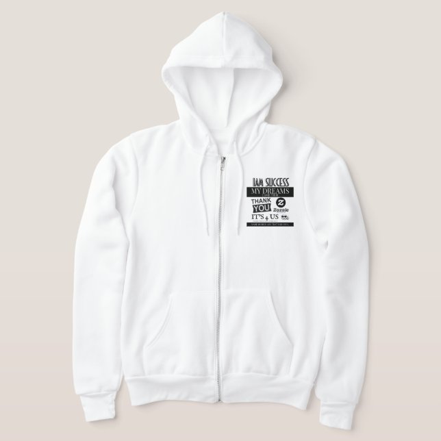 PULL À CAPUCHE MES RÊVES SONT DEVENUS RÉALITÉ (Poser)