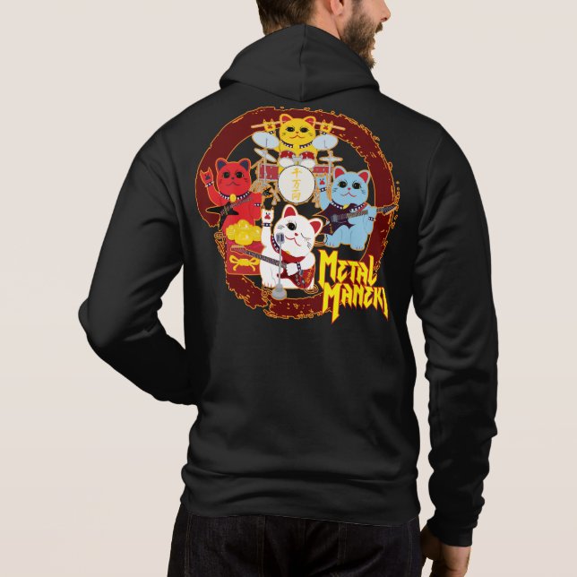 Pull À Capuche Métal Maneki (Dos)