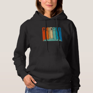 Pull À Capuche Métropole de Chicago Skyline City