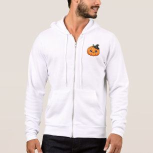 Pull À Capuche Mignon citrouille d'Halloween avec chapeau de sorc