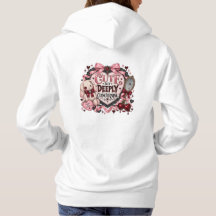 Mignon mais profondement inquiétant Hoodie Coquett