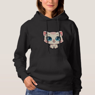Pull À Capuche Mignon Sweatshirt Chat Kawaii 