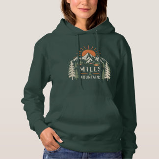 Pull À Capuche Miles & Mountains sweatshirt 