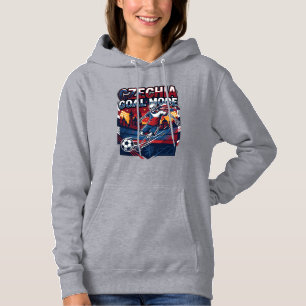 Pull À Capuche Mode de but de Tchéquie squelette striker Nations 