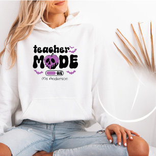 Pull À Capuche Mode enseignant sur Halloween Sac fourre-tout pers