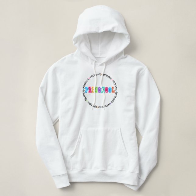 Pull À Capuche mode enseignant toute la journée chaque jour (Design devant)