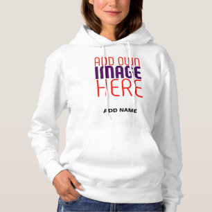 PULL À CAPUCHE MODÈLE DE TEXTE D'IMAGE BLANCHE SIMPLE MODERNE