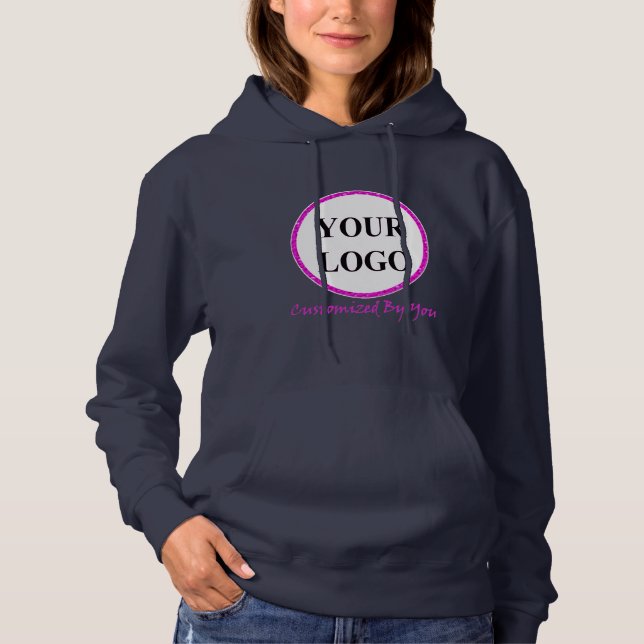 Pull À Capuche Moderne Feminist Girl Power AJOUTER VOTRE LOGO ICI (Devant)