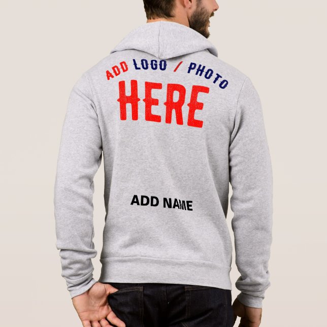 PULL À CAPUCHE MODERNE MODERNE ASH PERSONNALISABLE VÉRIFIÉ (Dos)