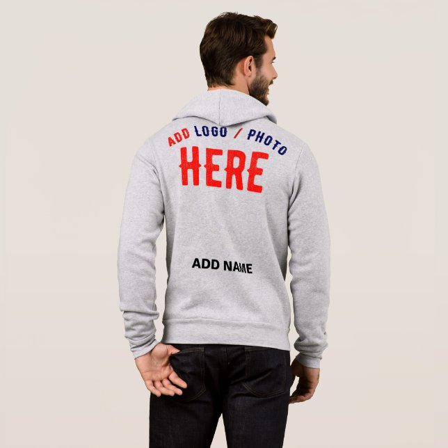 PULL À CAPUCHE MODERNE MODERNE ASH PERSONNALISABLE VÉRIFIÉ (Dos entier)