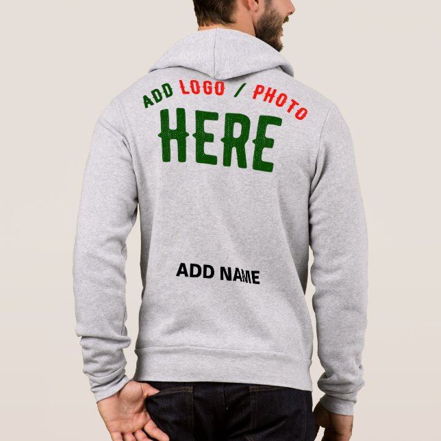PULL À CAPUCHE MODERNE MODERNE ASH PERSONNALISABLE VÉRIFIÉ (Dos)