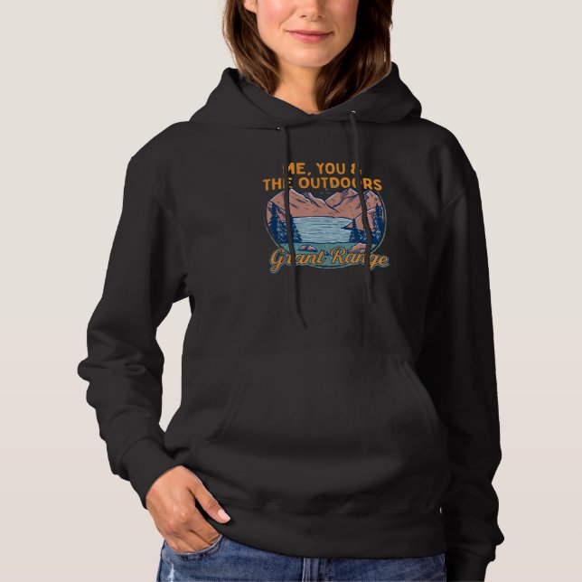 Pull À Capuche Moi vous et le Randonnée en plein air de Grant Ran (Devant)