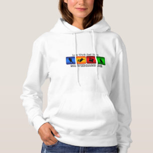 Pull À Capuche Moins de travail et plus de Skateboarding