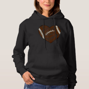 Pull À Capuche Mon Joueur préféré m'appelle Mamaw Football Heart