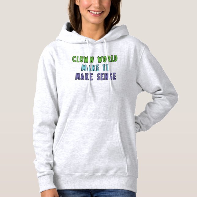 Pull À Capuche Monde des clowns (Devant)
