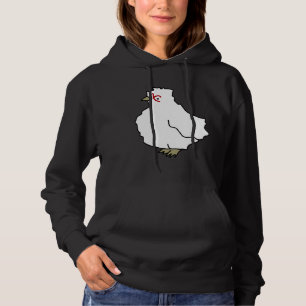 Pull À Capuche Monnaie motif de poulet