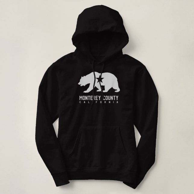 Pull À Capuche Monterey County Winery California Wine Lovers Drap (Design devant)