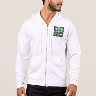 Pull À Capuche Motif de cercles rétro géométriques