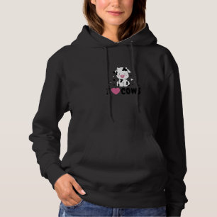 Pull À Capuche Motif Vache Mignonne Pour Cool Et Agriculteurs Com