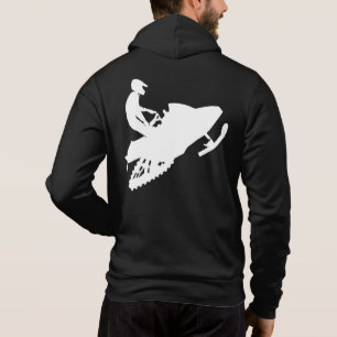 Pull À Capuche Motoneige blanche