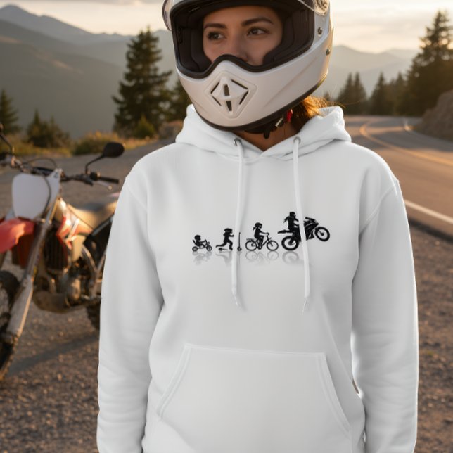 Pull À Capuche Motorcycle Life Evolution Hoodie (Créateur téléchargé)