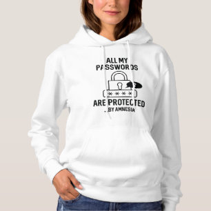 Pull À Capuche Mots de passe d'amnésie
