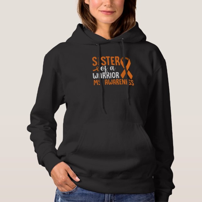 Pull À Capuche MS Warrior Multiple Sclerosis Awareness Brother Of (Devant)