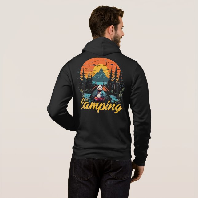 Pull À Capuche Murmure de la nature sauvage – L'aventure de l'our (Dos entier)
