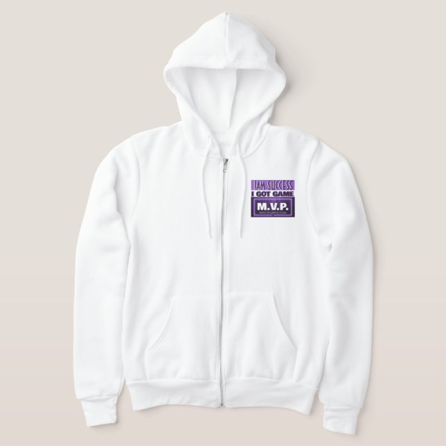 PULL À CAPUCHE MVP (Poser)