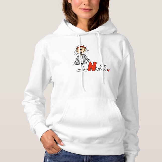 Pull À Capuche N est pour infirmière (Devant)
