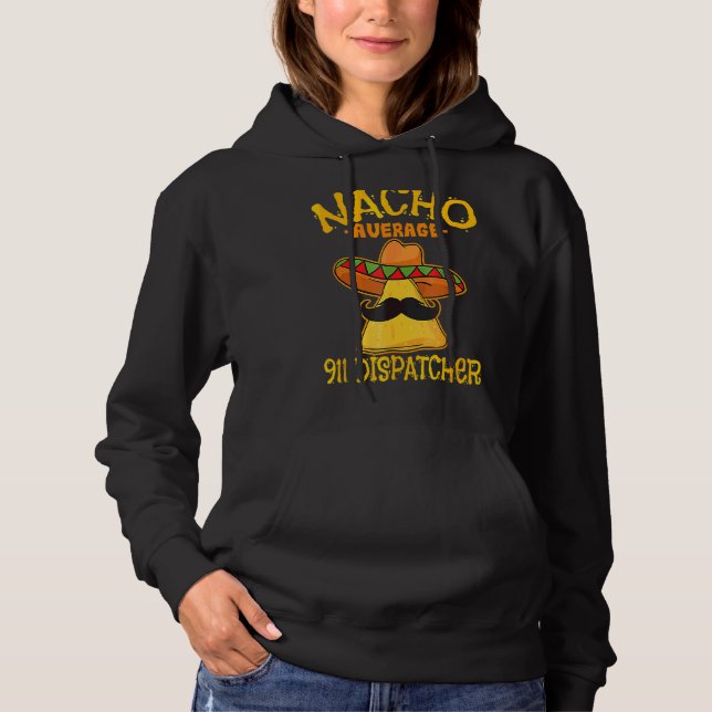 Pull À Capuche Nacho Moyenne 911 Dispatcher Mexicaine Messenger C (Devant)