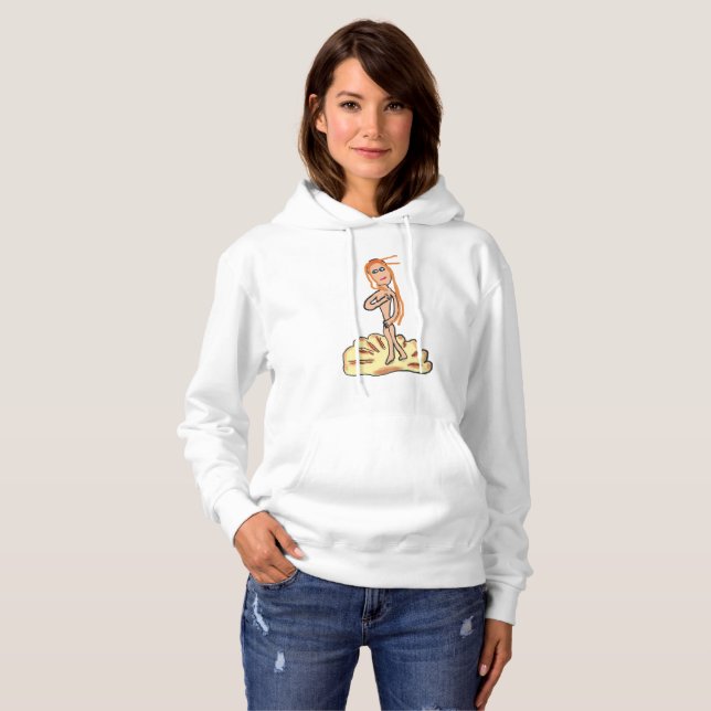 Pull À Capuche Naissance de Vénus (Devant entier)
