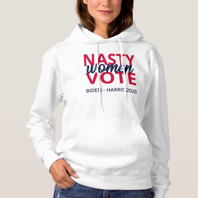 Pull À Capuche Nasty Women Vote II (Devant)