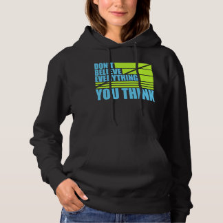 Pull À Capuche Ne croyez pas tout ce que vous pensez Sagesse plei